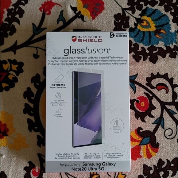 GlassFusion+Extreme Hybrid Glass Screen Protection for Galaxy Note20 Ult… - Picture 1 of 3